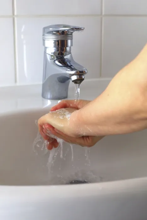 Gerahmter Druck : Handwaschen, Deutschland Gerahmter Druck : Handwaschen, Deutschland