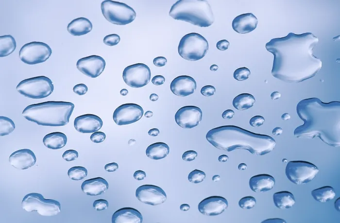 Gerahmter Druck : Wassertröpfchen Gerahmter Druck : Wassertröpfchen