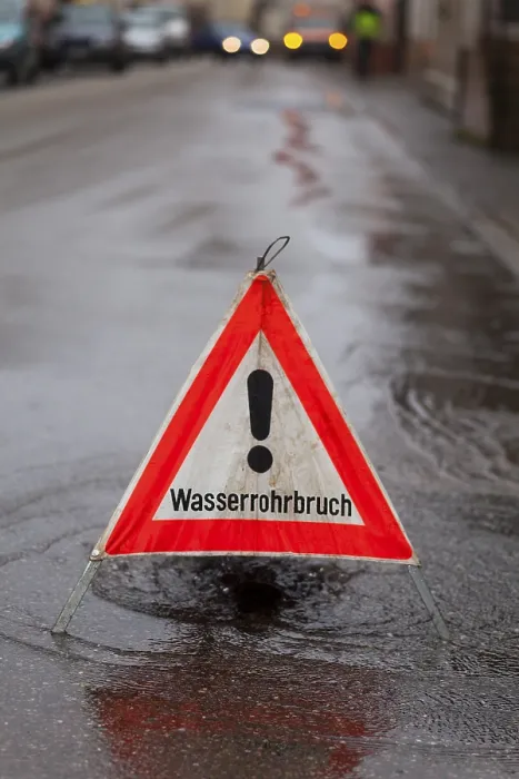 Gerahmter Druck : Leck in der Wasserleitung. Gerahmter Druck : Leck in der Wasserleitung.