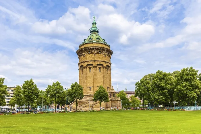 Gerahmter Druck : Wasserturm, Friedrichsplatz Gerahmter Druck : Wasserturm, Friedrichsplatz