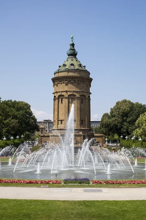 Gerahmter Druck : Wasserturm, Friedrichsplatz Gerahmter Druck : Wasserturm, Friedrichsplatz