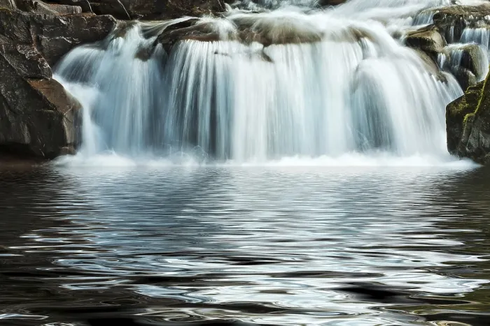 Gerahmter Druck : Waterfall Gerahmter Druck : Waterfall