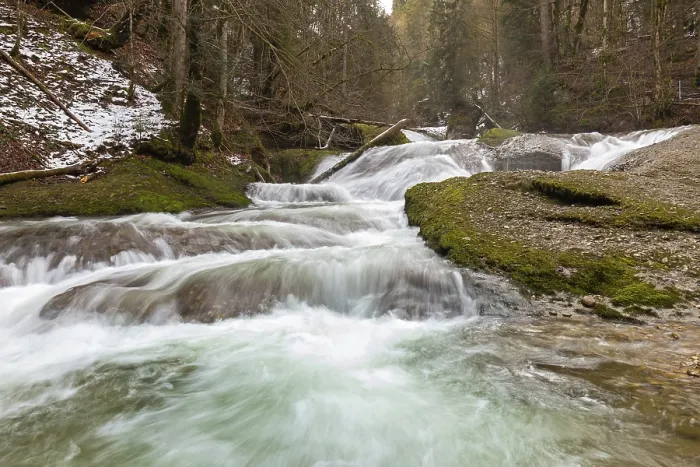 Gerahmter Druck : Wasserfall im Eistobel in Bayern Gerahmter Druck : Wasserfall im Eistobel in Bayern