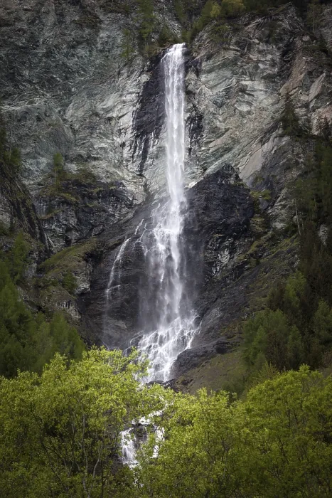 Gerahmter Druck : Wasserfall am Großglockner Gerahmter Druck : Wasserfall am Großglockner
