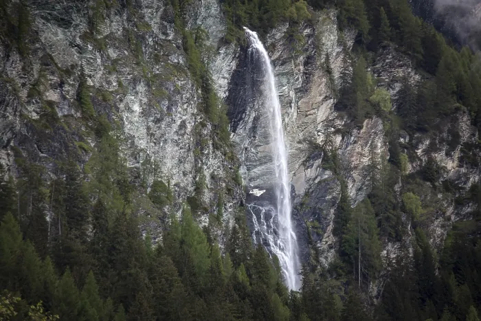 Gerahmter Druck : Wasserfall am Großglockner Gerahmter Druck : Wasserfall am Großglockner