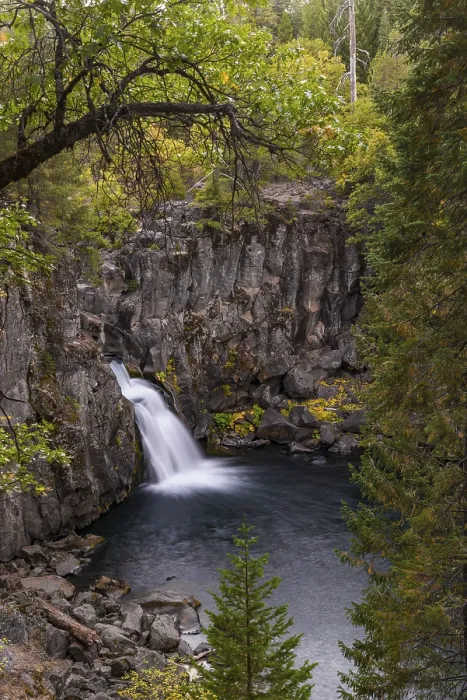 Gerahmter Druck : Wasserfall, McCloud-Fälle, Oberer Fall Gerahmter Druck : Wasserfall, McCloud-Fälle, Oberer Fall