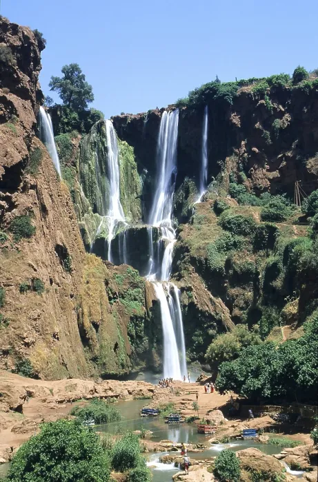 Gerahmter Druck : Wasserfall in Marokko Gerahmter Druck : Wasserfall in Marokko