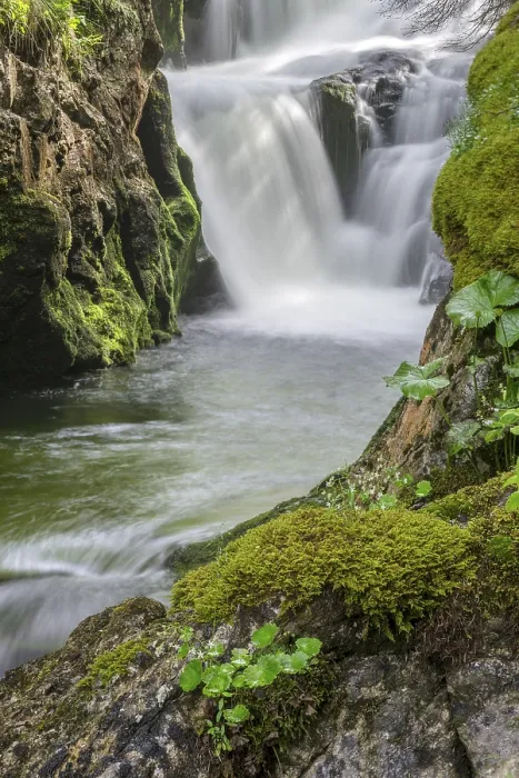 Gerahmter Druck : Wasserfall, Bergfluss Stimitz Gerahmter Druck : Wasserfall, Bergfluss Stimitz
