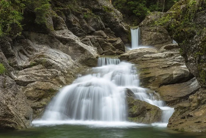 Gerahmter Druck : Wasserfall im Ostertaltobel Gerahmter Druck : Wasserfall im Ostertaltobel