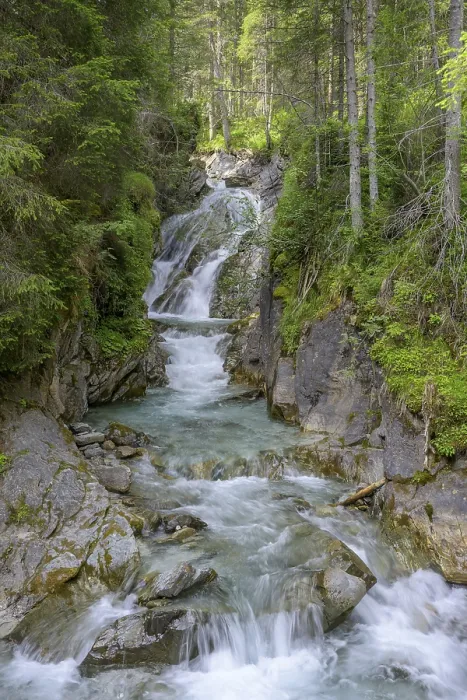 Gerahmter Druck : Wasserfall bei der Ulnhutte Gerahmter Druck : Wasserfall bei der Ulnhutte