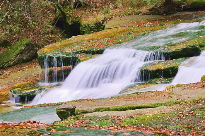 Gerahmter Druck : Wasserfall, Wasserfall 04 Gerahmter Druck : Wasserfall, Wasserfall 04