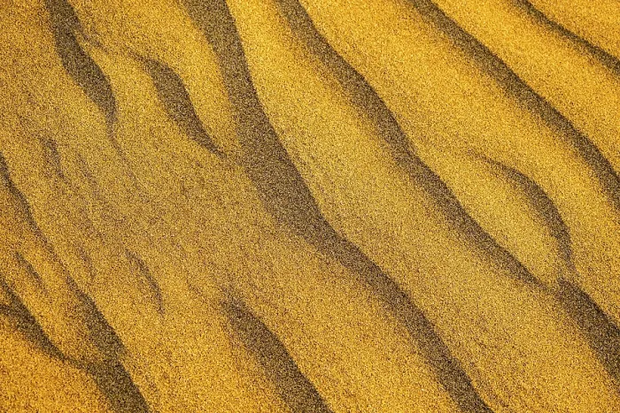 Gerahmter Druck : Wellenmuster, Dünen von Maspalomas Gerahmter Druck : Wellenmuster, Dünen von Maspalomas