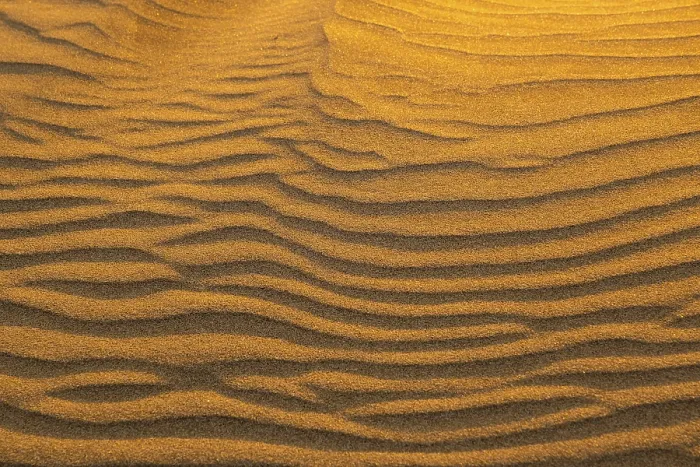 Gerahmter Druck : Wellenmuster, Dünen von Maspalomas Gerahmter Druck : Wellenmuster, Dünen von Maspalomas