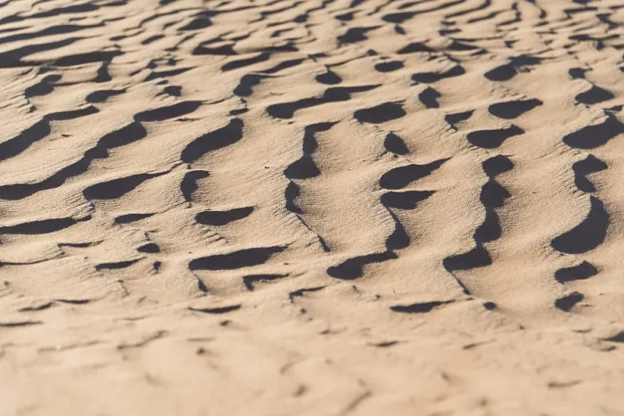 Gerahmter Druck : Wellenmuster im Sand, Sossusvlei. Gerahmter Druck : Wellenmuster im Sand, Sossusvlei.