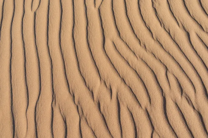 Gerahmter Druck : Wellenmuster im Sand, Sossusvlei. Gerahmter Druck : Wellenmuster im Sand, Sossusvlei.