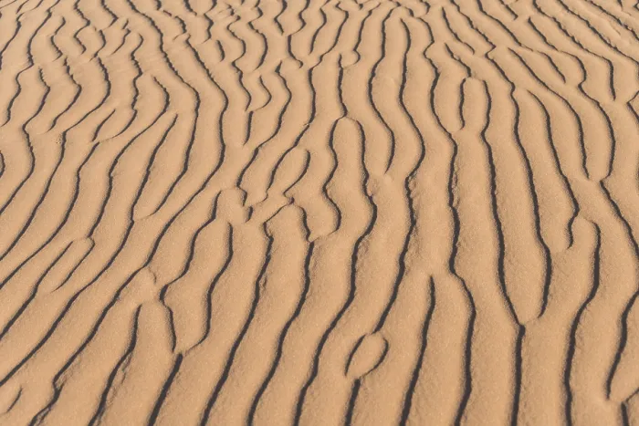 Gerahmter Druck : Wellenmuster im Sand, Sossusvlei. Gerahmter Druck : Wellenmuster im Sand, Sossusvlei.