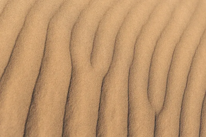 Gerahmter Druck : Wellenmuster im Sand, Sossusvlei. Gerahmter Druck : Wellenmuster im Sand, Sossusvlei.