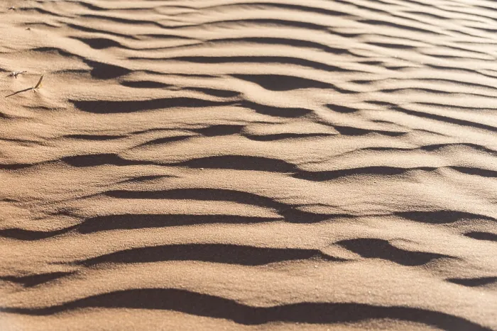 Gerahmter Druck : Wellenmuster im Sand, Sossusvlei. Gerahmter Druck : Wellenmuster im Sand, Sossusvlei.