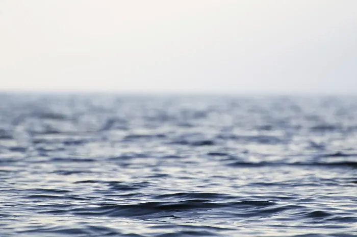 Gerahmter Druck : Wellen auf dem Wasser. Gerahmter Druck : Wellen auf dem Wasser.