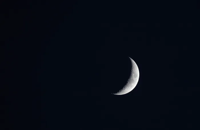 Gerahmter Druck : Wachsender Mond Gerahmter Druck : Wachsender Mond
