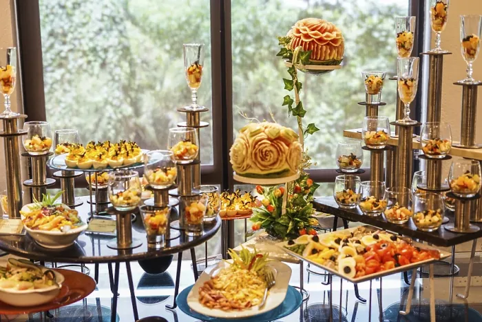 Gerahmter Druck : Hochzeitsküche (Buffetbuffet) Gerahmter Druck : Hochzeitsküche (Buffetbuffet)