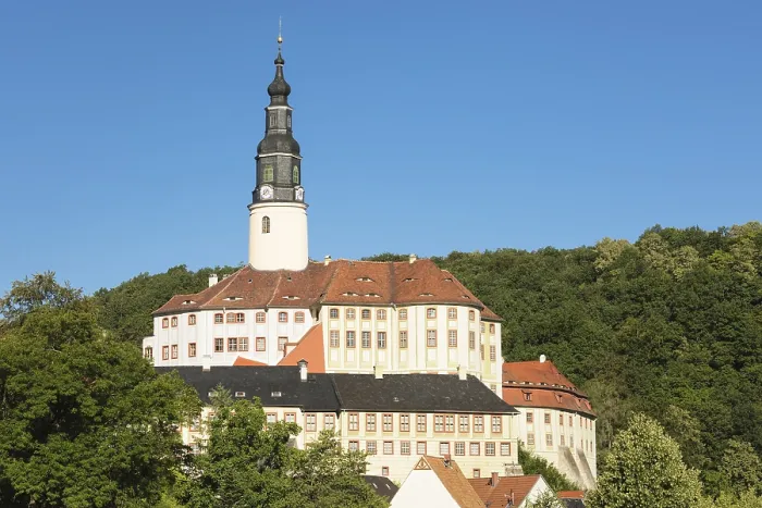 Gerahmter Druck : Weesenstein Schloss, Muglitztal, Sachsen, Deutschland Gerahmter Druck : Weesenstein Schloss, Muglitztal, Sachsen, Deutschland