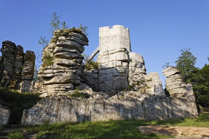 Gerahmter Druck : Schloss Weissenstein in Steinwald Gerahmter Druck : Schloss Weissenstein in Steinwald