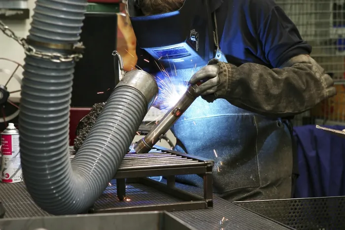 Gerahmter Druck : Welder Gerahmter Druck : Welder