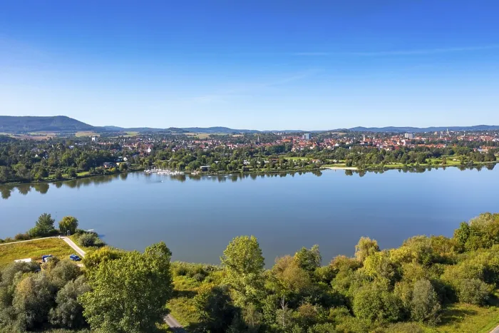 Gerahmter Druck : Werratalsee, Eschwege, Werratal Gerahmter Druck : Werratalsee, Eschwege, Werratal