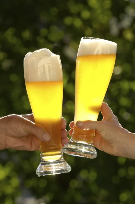Gerahmter Druck : Weizenbier Gerahmter Druck : Weizenbier