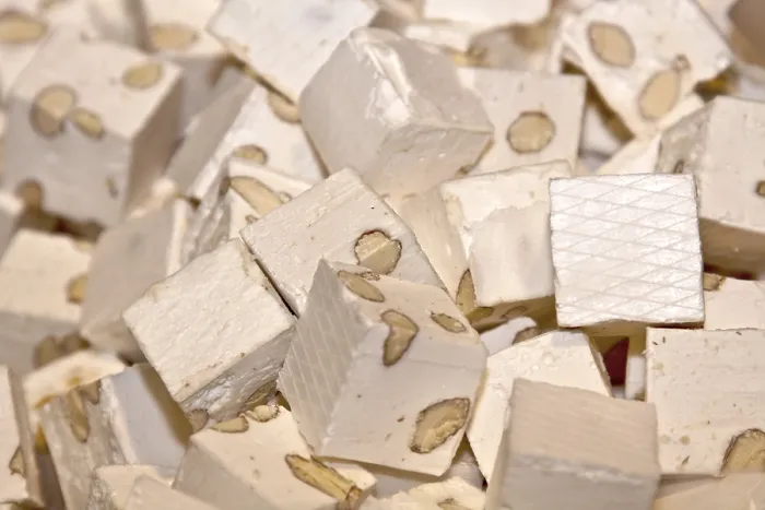 Gerahmter Druck : Weißer Nougat Gerahmter Druck : Weißer Nougat
