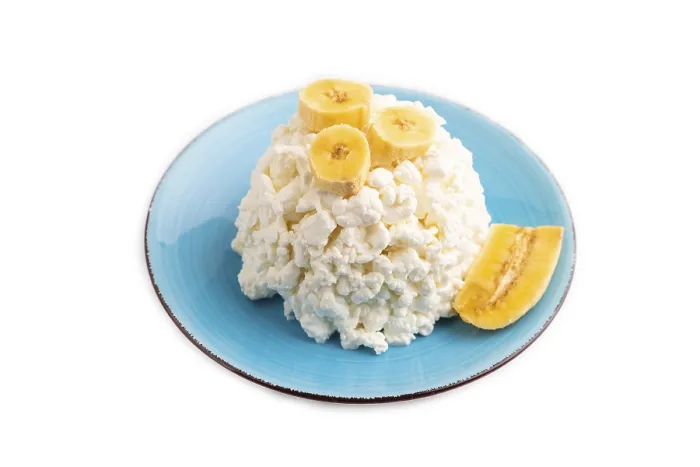 Gerahmter Druck : Weißer Quark, Käsekuchen Gerahmter Druck : Weißer Quark, Käsekuchen