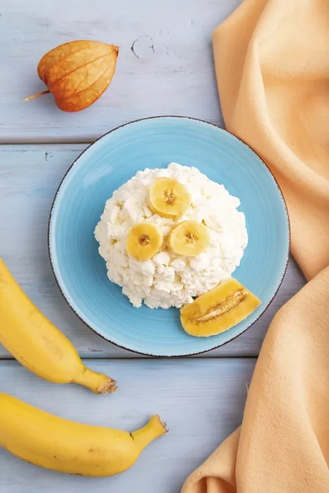 Gerahmter Druck : Weißer Frischkäse, Quark Gerahmter Druck : Weißer Frischkäse, Quark