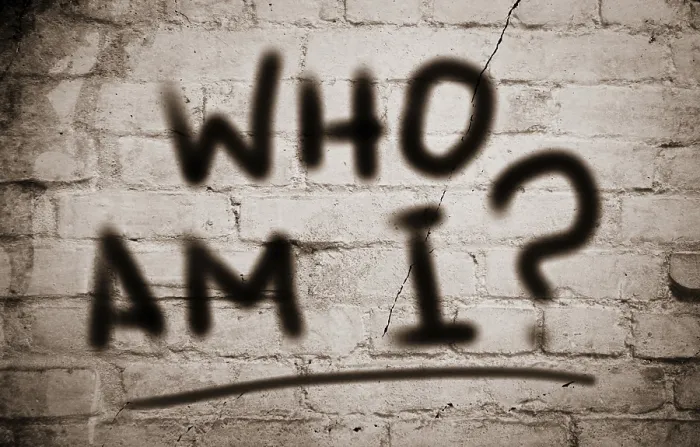 Gerahmter Druck : Who Am I Konzept Gerahmter Druck : Who Am I Konzept