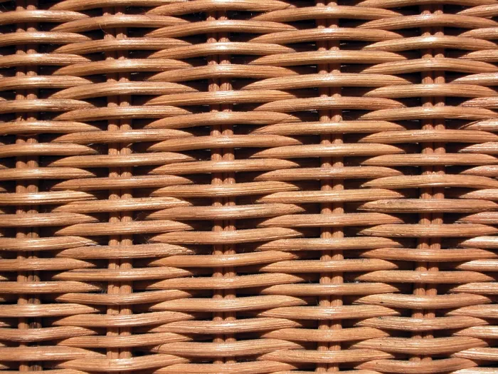 Gerahmter Druck : Korb aus Weiden, Detail, Struktur Gerahmter Druck : Korb aus Weiden, Detail, Struktur