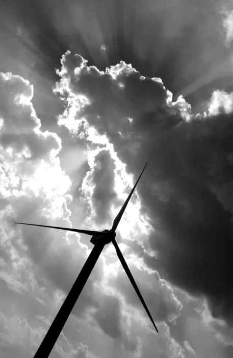 Gerahmter Druck : Windpark Gerahmter Druck : Windpark