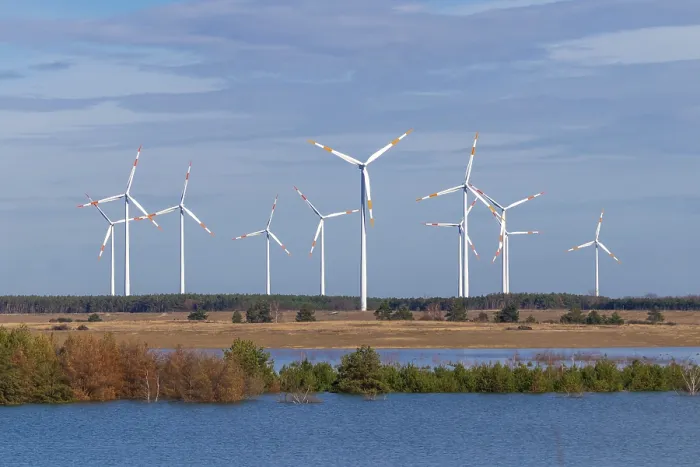 Gerahmter Druck : Windpark Gerahmter Druck : Windpark