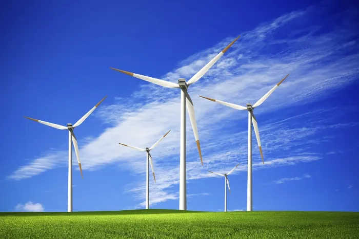Gerahmter Druck : Windpark Gerahmter Druck : Windpark