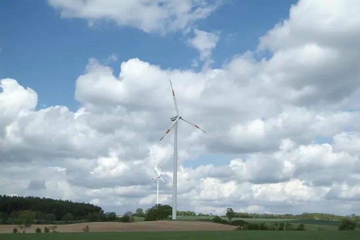 Gerahmter Druck : Windkraftwerk Gerahmter Druck : Windkraftwerk