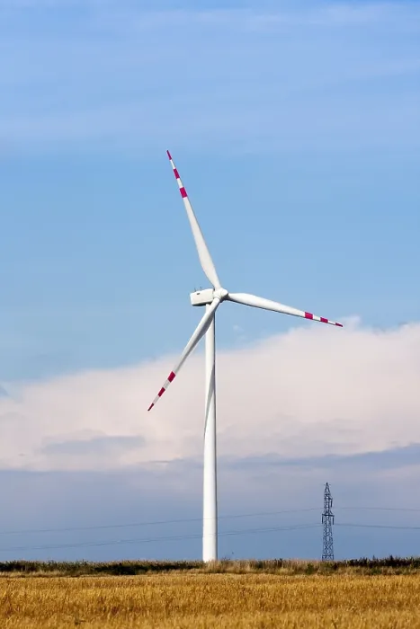 Gerahmter Druck : Windkraftanlage Gerahmter Druck : Windkraftanlage