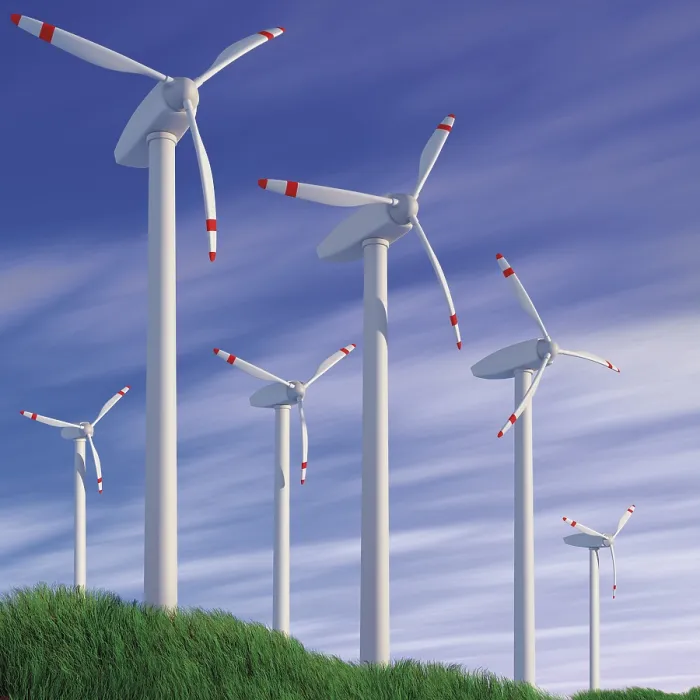 Gerahmter Druck : Windräder Gerahmter Druck : Windräder