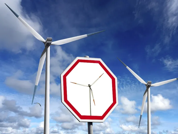 Gerahmter Druck : Windkraftanlagenzone Gerahmter Druck : Windkraftanlagenzone