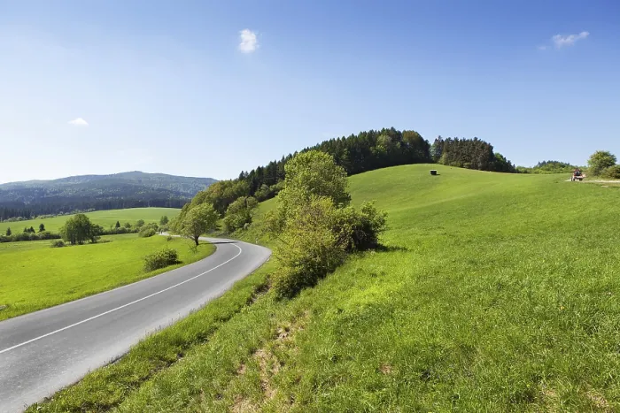 Gerahmter Druck : Bergstraße mit vielen Kurven Gerahmter Druck : Bergstraße mit vielen Kurven