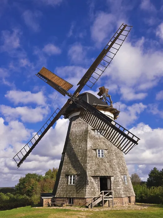 Gerahmter Druck : Windmühle in Benz auf Usedom. Gerahmter Druck : Windmühle in Benz auf Usedom.