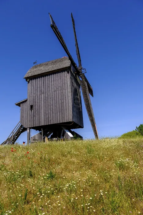 Gerahmter Druck : Windmühle, Bockwindmühle Beelitz Gerahmter Druck : Windmühle, Bockwindmühle Beelitz