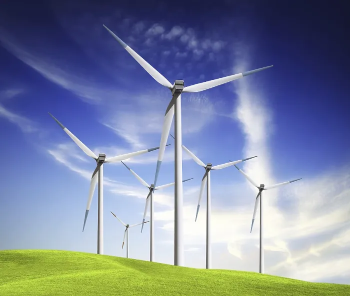 Gerahmter Druck : Windmühle auf grünem Feld. Gerahmter Druck : Windmühle auf grünem Feld.