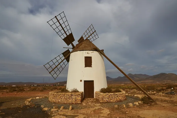 Gerahmter Druck : Windmühle, Llanos de la Concepción Gerahmter Druck : Windmühle, Llanos de la Concepción