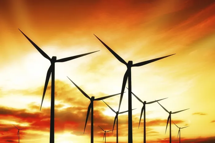 Gerahmter Druck : Windmühle am Sonnenuntergang. Gerahmter Druck : Windmühle am Sonnenuntergang.