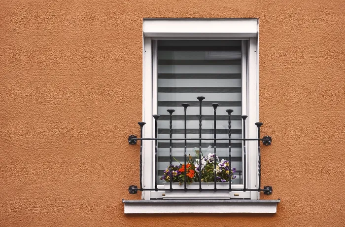 Gerahmter Druck : Das Fenster. Gerahmter Druck : Das Fenster.