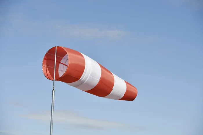 Gerahmter Druck : Windsack, Flagge, Windrichtungssensor, Deutschland Gerahmter Druck : Windsack, Flagge, Windrichtungssensor, Deutschland